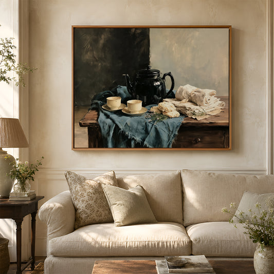 Canvas Art in a Lifestyle Setting