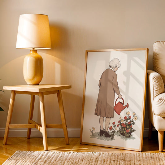 Minimalist Artwork in a Lifestyle Setting