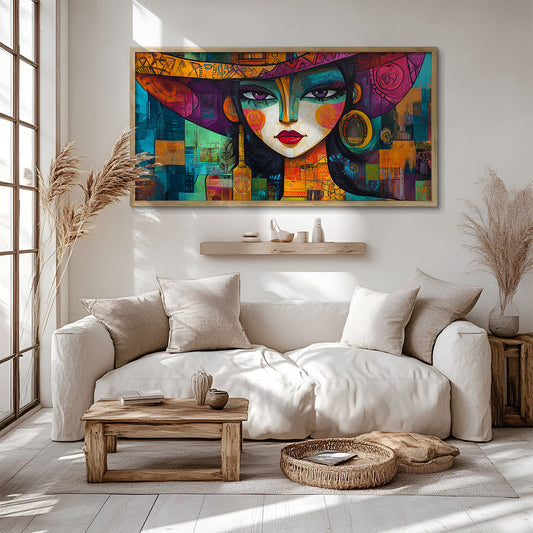 Modern Art in a Lifestyle Setting