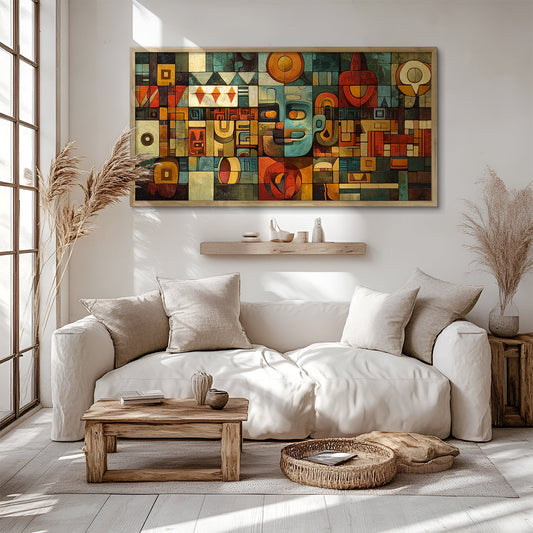 Modern Art in a Lifestyle Setting