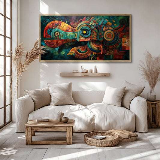 Modern Art in a Lifestyle Setting