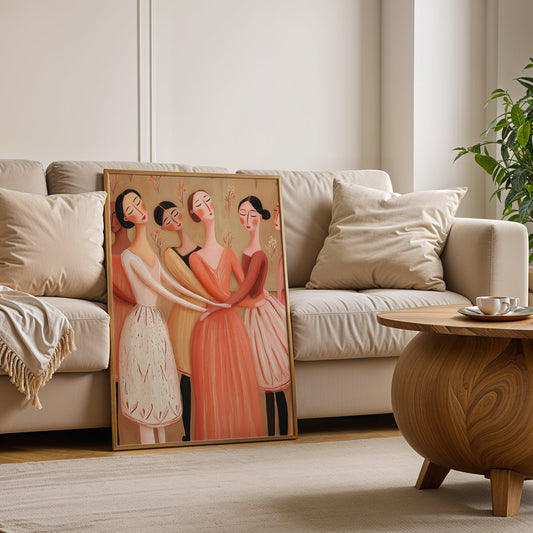 Canvas Art in a Lifestyle Setting