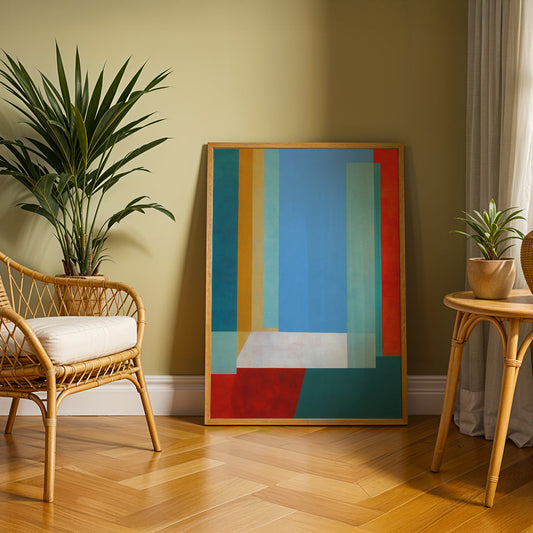 Canvas Art in a Lifestyle Setting