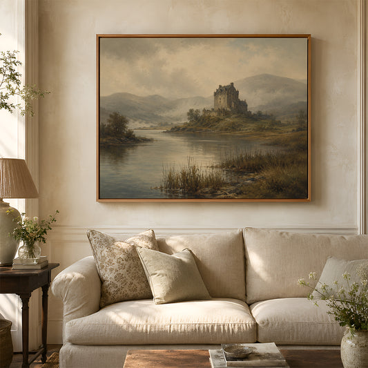 Canvas Art in a Lifestyle Setting