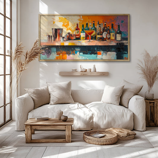 Modern Art in a Lifestyle Setting