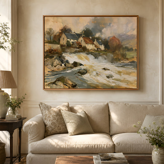 Canvas Art in a Lifestyle Setting