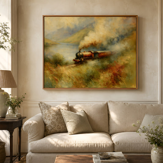 Canvas Art in a Lifestyle Setting