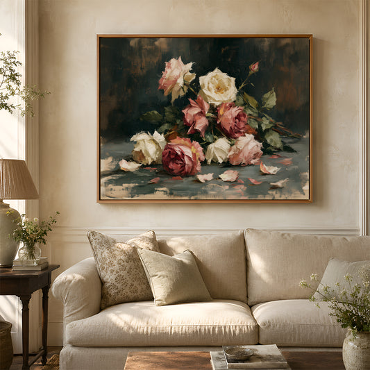 Canvas Art in a Lifestyle Setting