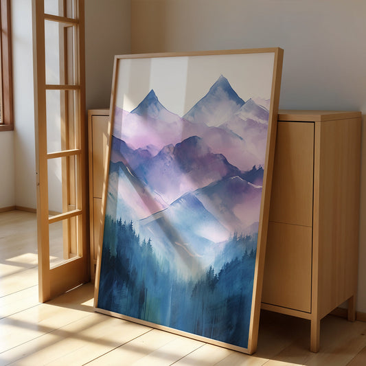 Abstract Artwork in a Lifestyle Setting