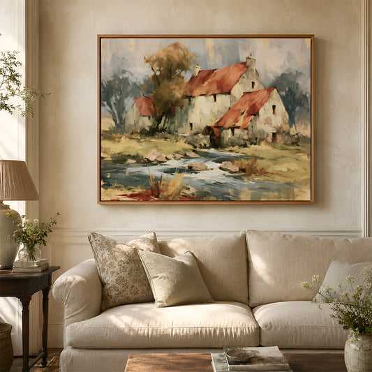 Canvas Art in a Lifestyle Setting