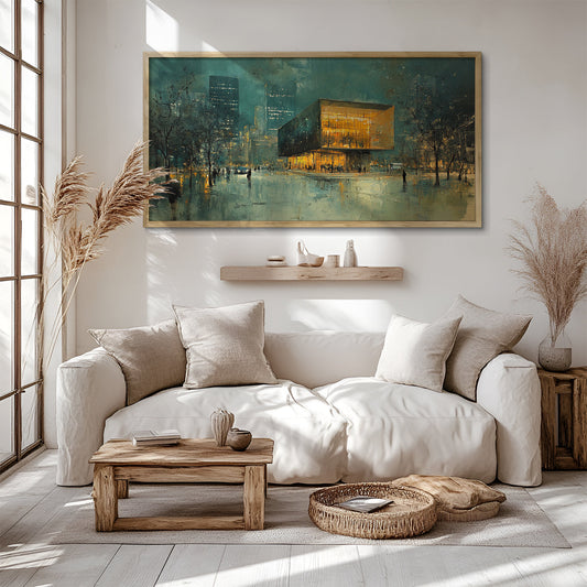 Modern Art in a Lifestyle Setting