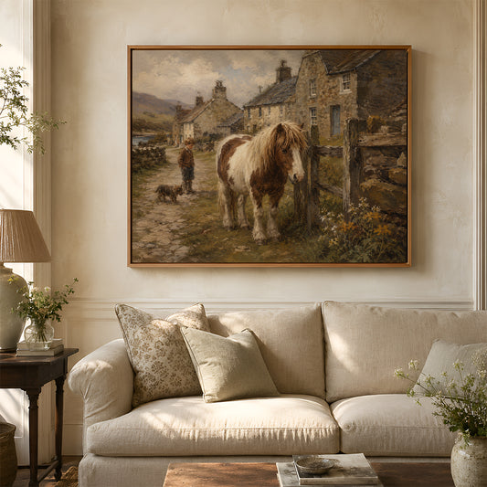 Canvas Art in a Lifestyle Setting