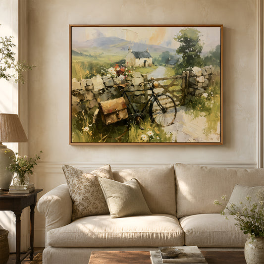 Canvas Art in a Lifestyle Setting