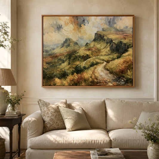 Canvas Art in a Lifestyle Setting