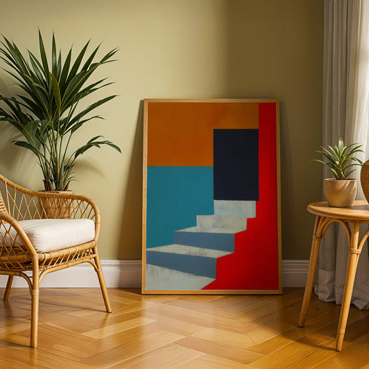 Canvas Art in a Lifestyle Setting