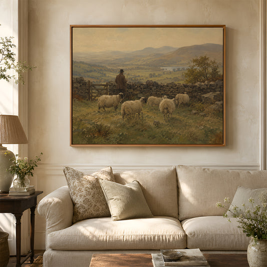 Canvas Art in a Lifestyle Setting