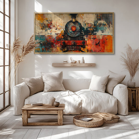 Modern Art in a Lifestyle Setting