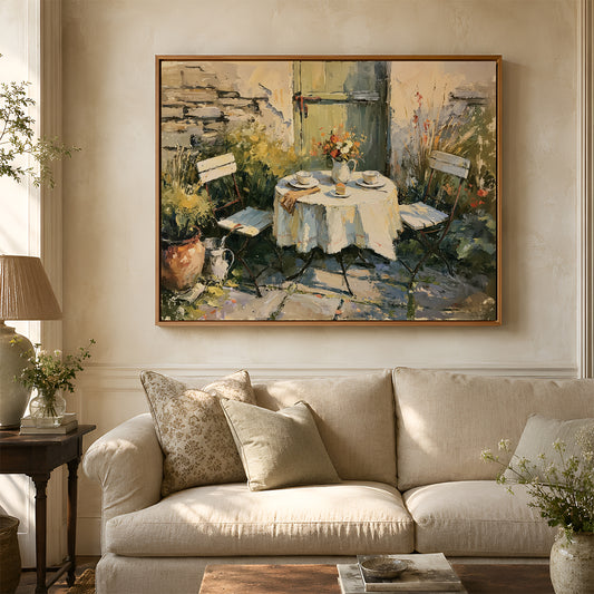 Canvas Art in a Lifestyle Setting