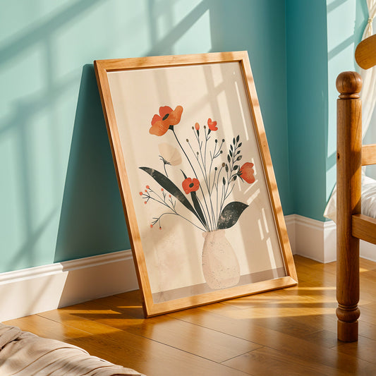 Praha Bohemian Artwork in a Lifestyle Setting