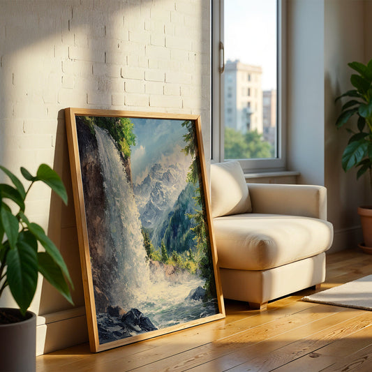 Indian Artwork in a Lifestyle Setting