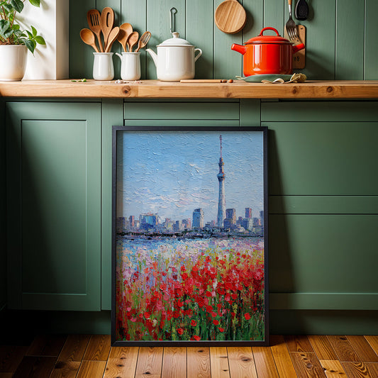 Japanese Artwork in a Lifestyle Setting