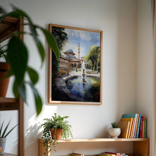 Turkish Artwork in a Lifestyle Setting