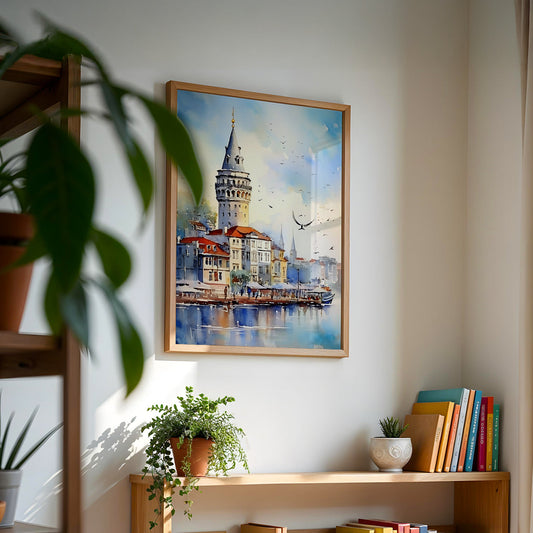 Turkish Artwork in a Lifestyle Setting