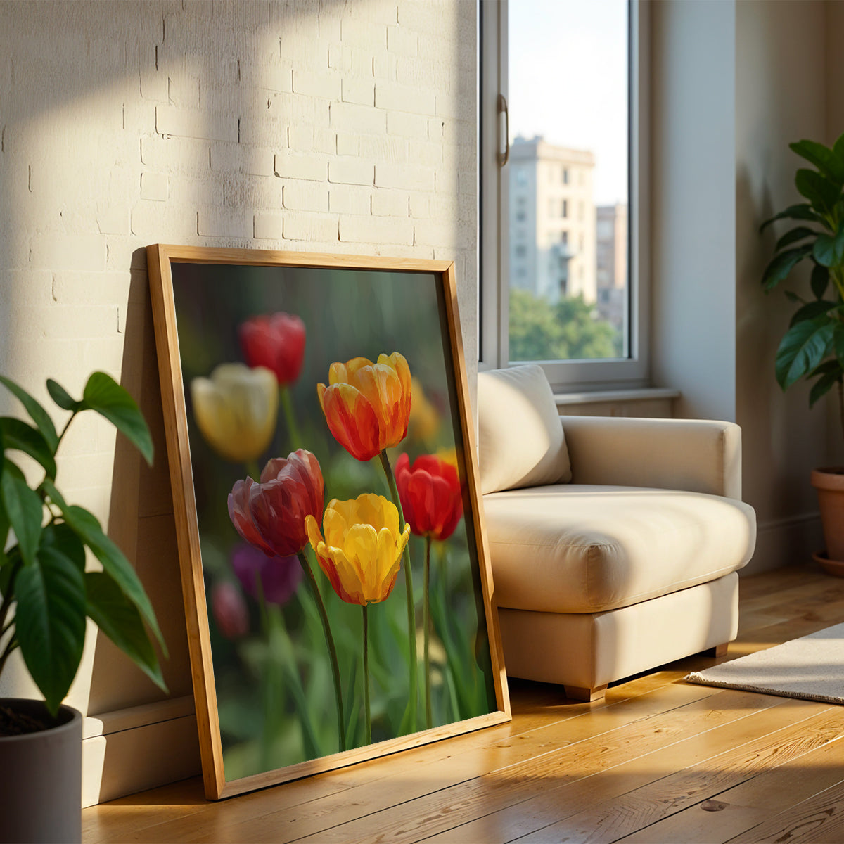 Tulip Flowers | Vaastu Art | Vaastu Painting – TravelArty