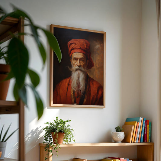 Turkish Artwork in a Lifestyle Setting