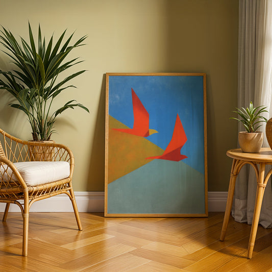 Canvas Art in a Lifestyle Setting