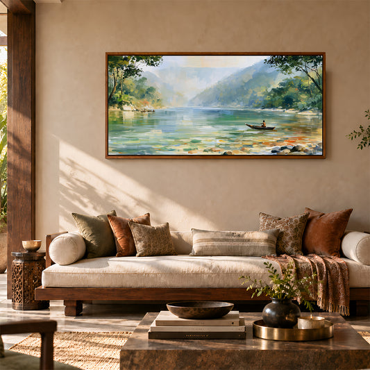 Indian Artwork in a Lifestyle Setting