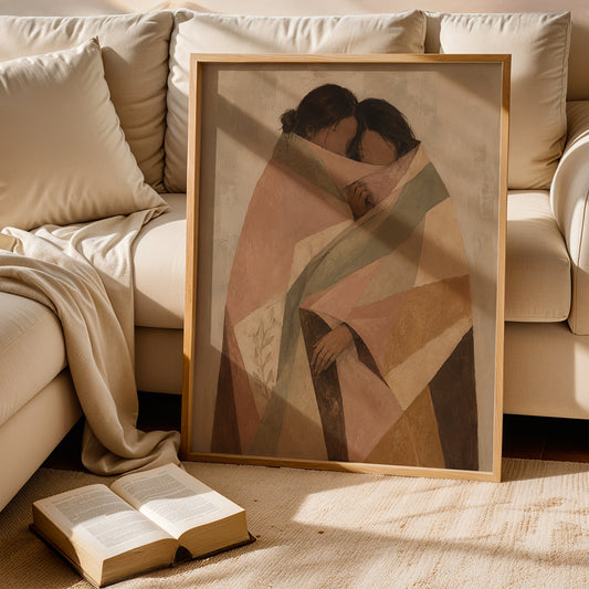 Canvas Art in a Lifestyle Setting