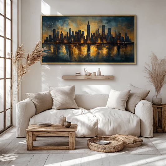 Modern Art in a Lifestyle Setting