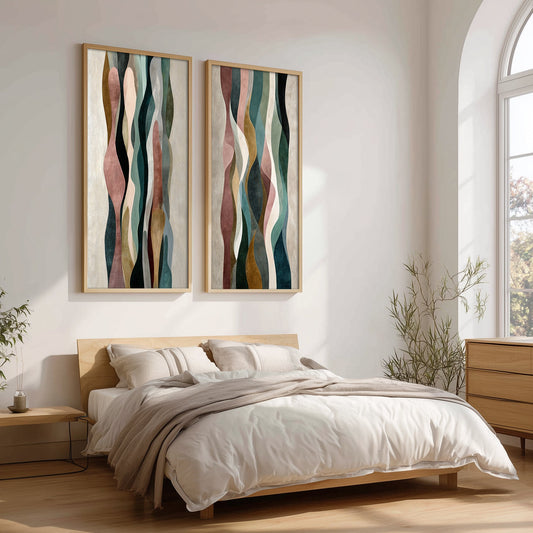 Abstract Artwork Set in a Lifestyle Setting