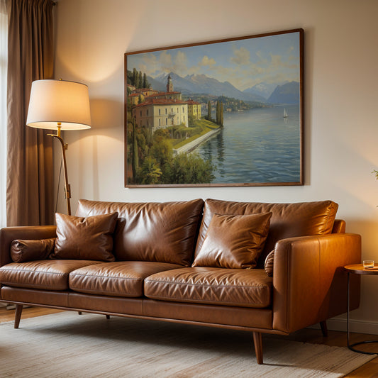 Europeal Alps Artwork in a Lifestyle Setting