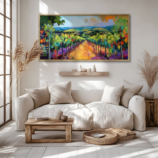 Modern Art in a Lifestyle Setting