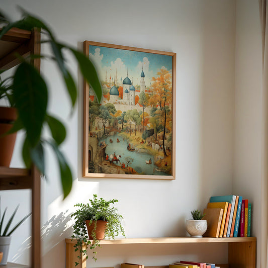 Turkish Artwork in a Lifestyle Setting