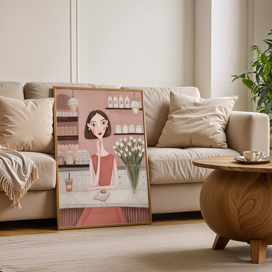 Canvas Art in a Lifestyle Setting