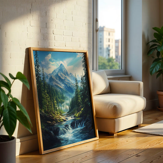 Indian Artwork in a Lifestyle Setting