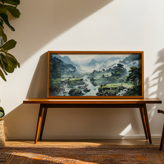 Indian Artwork in a Lifestyle Setting