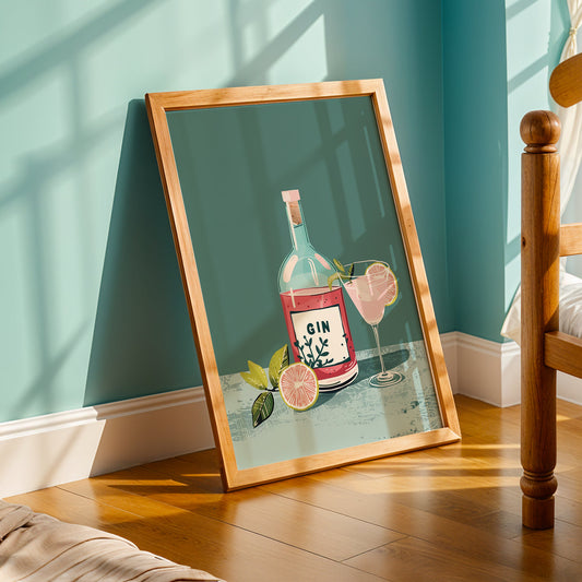 Praha Bohemian Artwork in a Lifestyle Setting