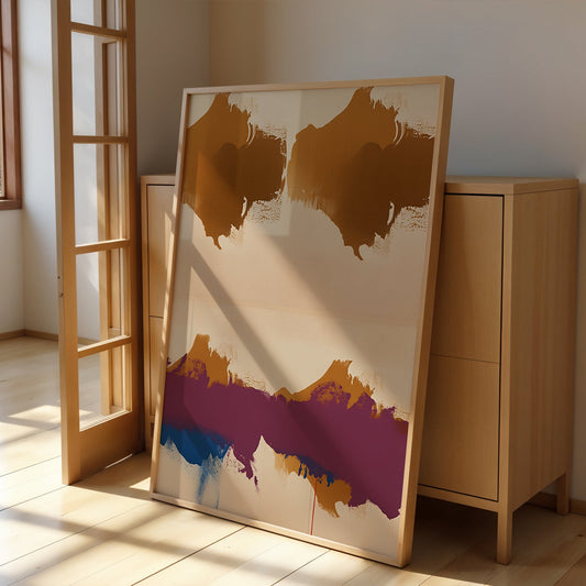 Abstract Painting for Home When Lines Decay by NYC Abstract