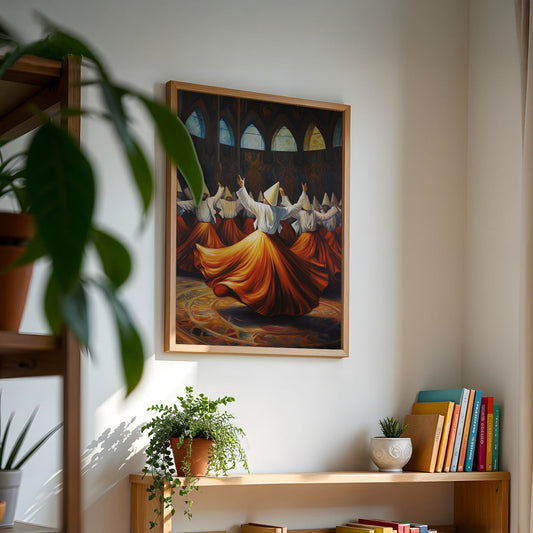 Turkish Artwork in a Lifestyle Setting