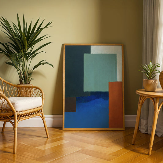 Canvas Art in a Lifestyle Setting