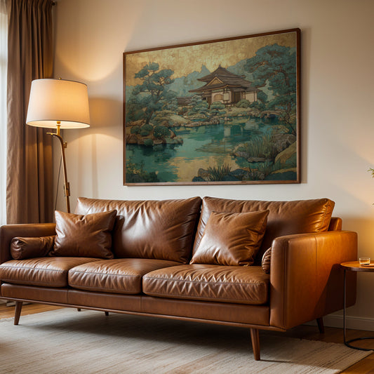 Japanese Artwork in a Lifestyle Setting