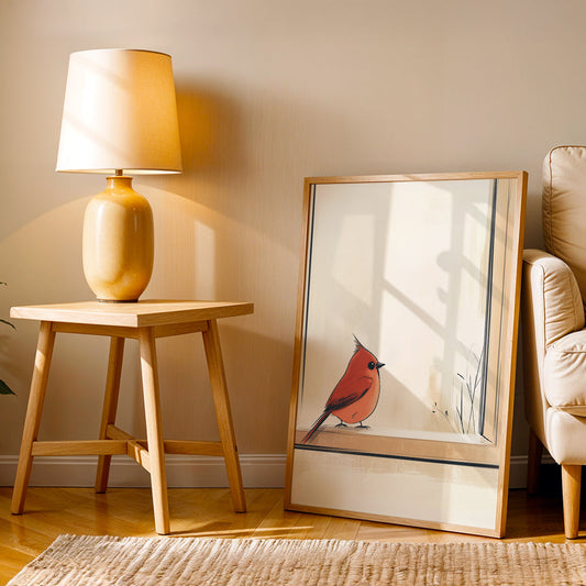 Minimalist Artwork in a Lifestyle Setting