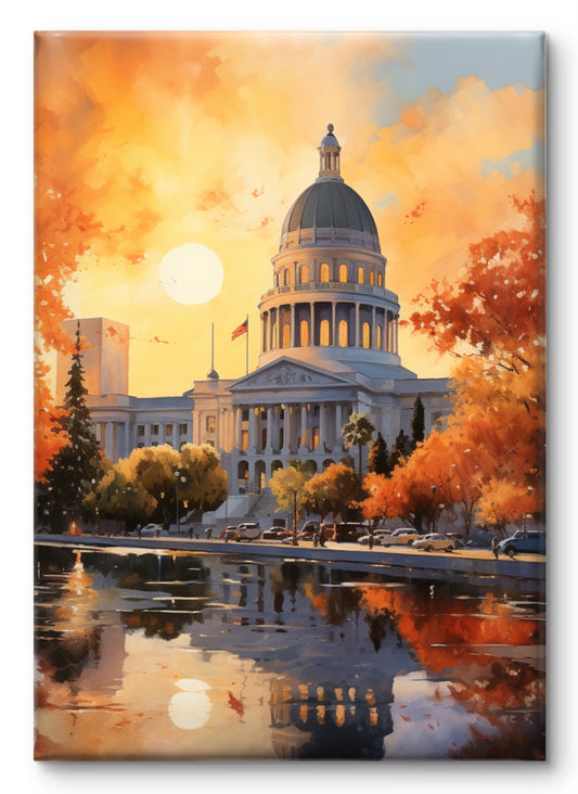 Capitol Building Sunrise by Californian Kaleidoscope