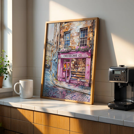 Cafe Artwork in a Lifestyle Setting