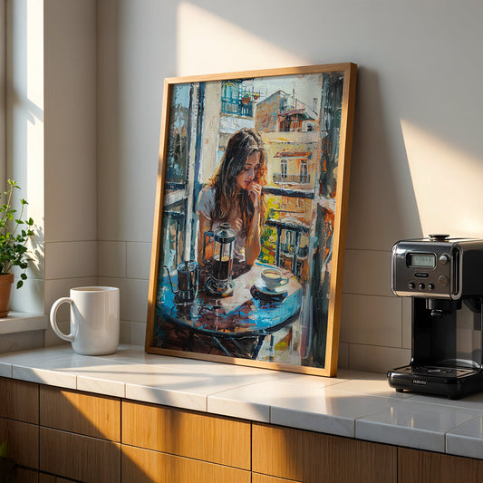 Cafe Artwork in a Lifestyle Setting