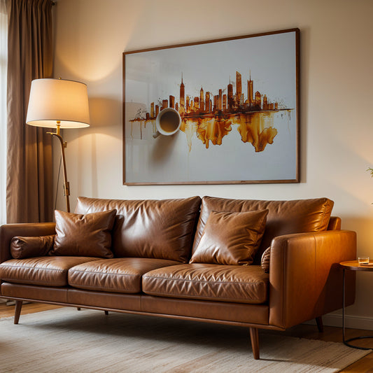 Cafe Artwork in a Lifestyle Setting